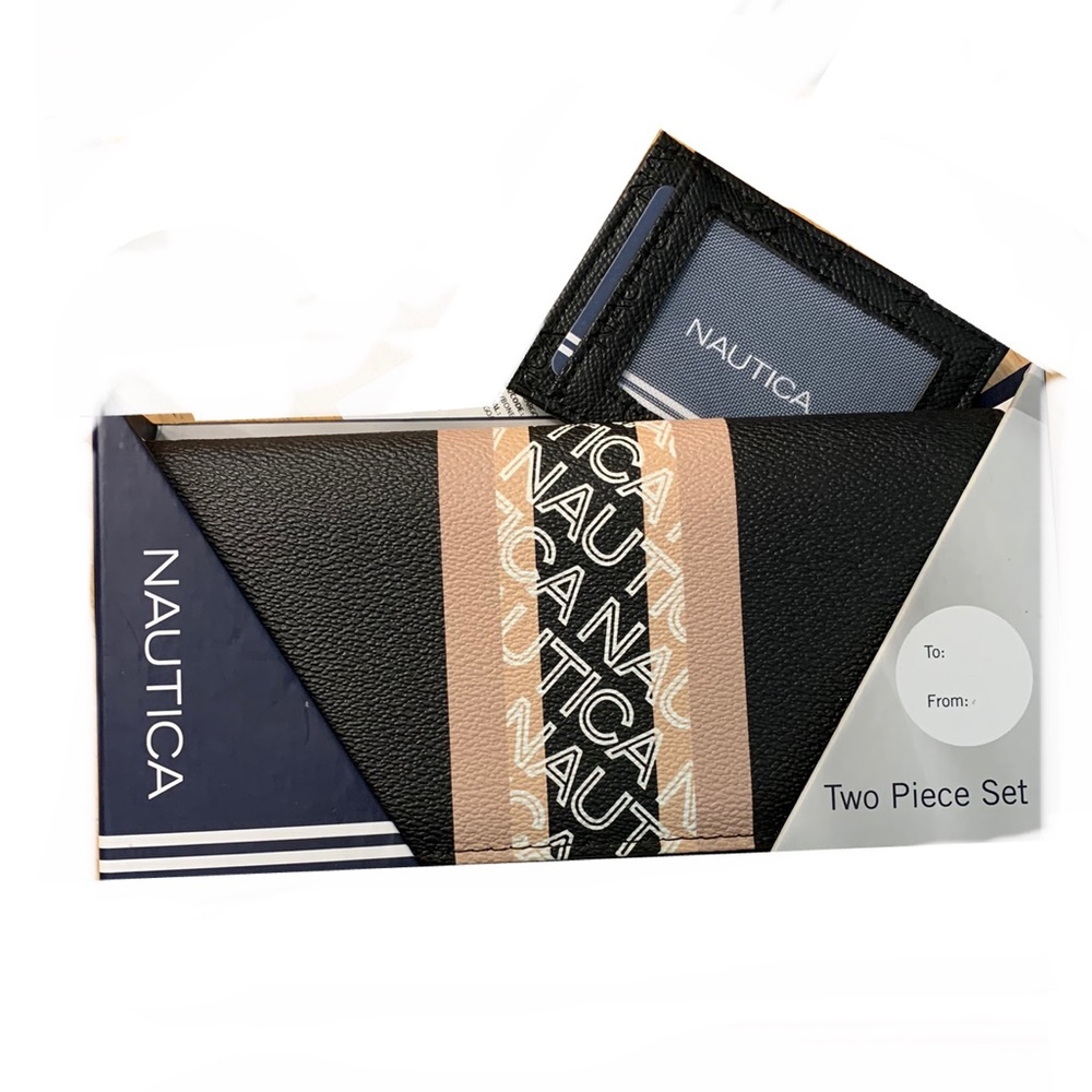 NAUTICA…Two Piece Set … Wallet and RFID Card case.. MSRP: $49.00